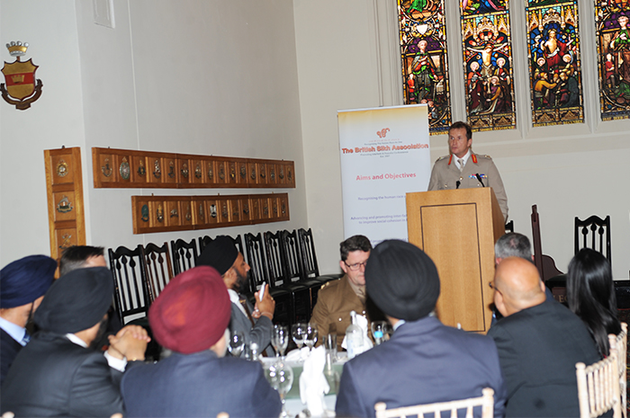 Major General Paul Nanson CBE welcoming the guests